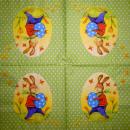 184 Rabbits:  unnatürlich - 3-ply - 35x35 cm